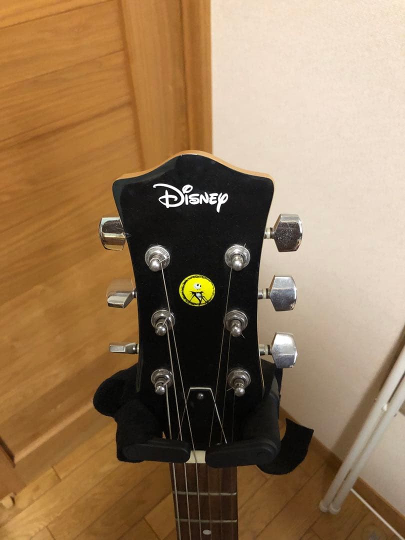 Disney エレキギター 青/黒