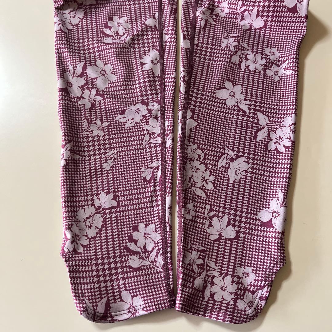 スカーラ　チェックブラトップ＆レギンス　ベリーM