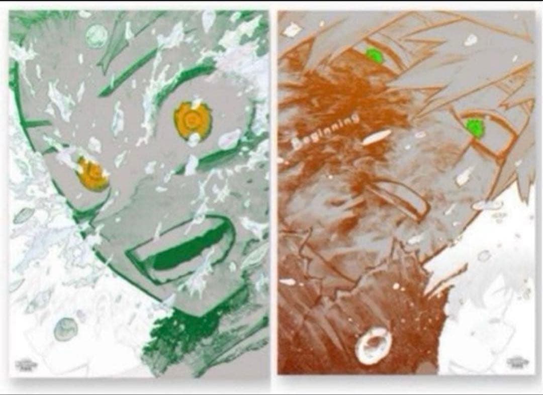 僕のヒーローアカデミア　原画展　アートポスター2枚セット