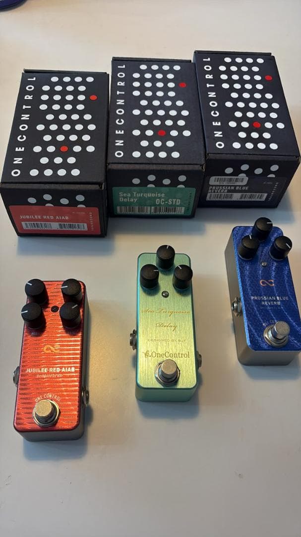 One Control REVERB DELAY OVERDRIVE 3点セット