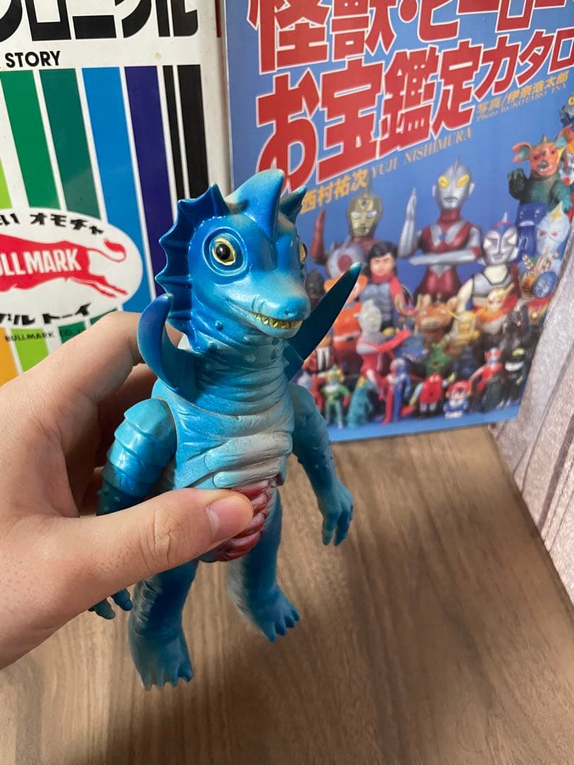 ブルマァク　カーリー星人　当時物　ソフビ　極美品　検)マルサン　ウルトラマン