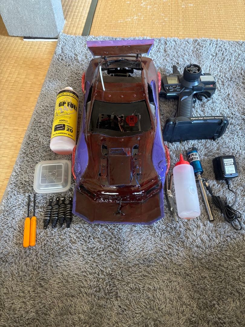 エンジンラジコンカー即遊べる　フルセット