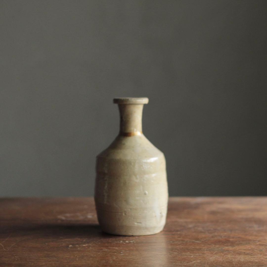 無地志野織部 徳利 桃山〜江戸初 酒器 古美術 古道具 アンティーク