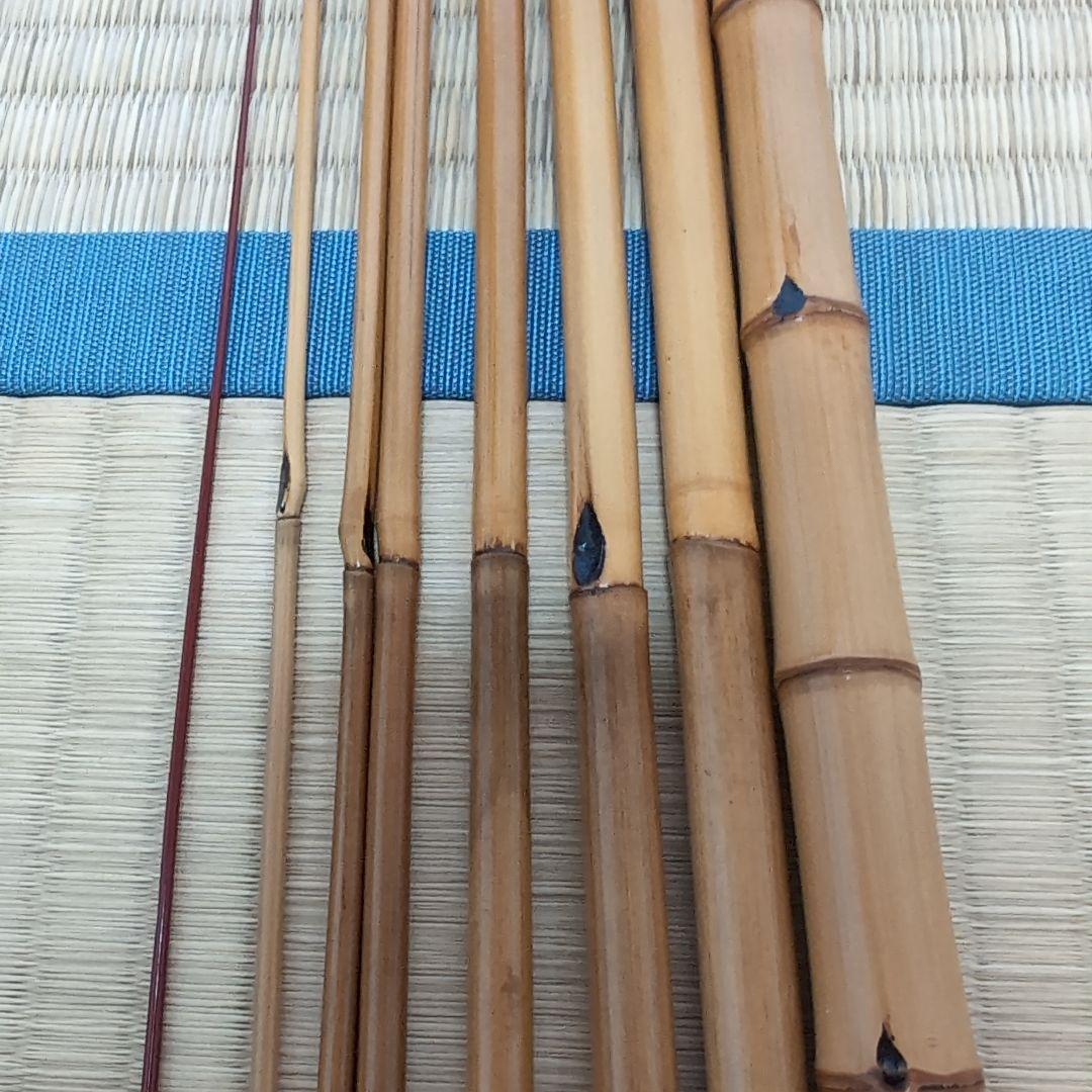 タナゴ　真鮒竿　9尺　銘「竿福」　竹竿