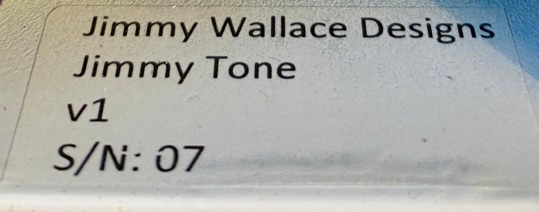 V1初期物 Jimmy Wallace Jimmy-Tone