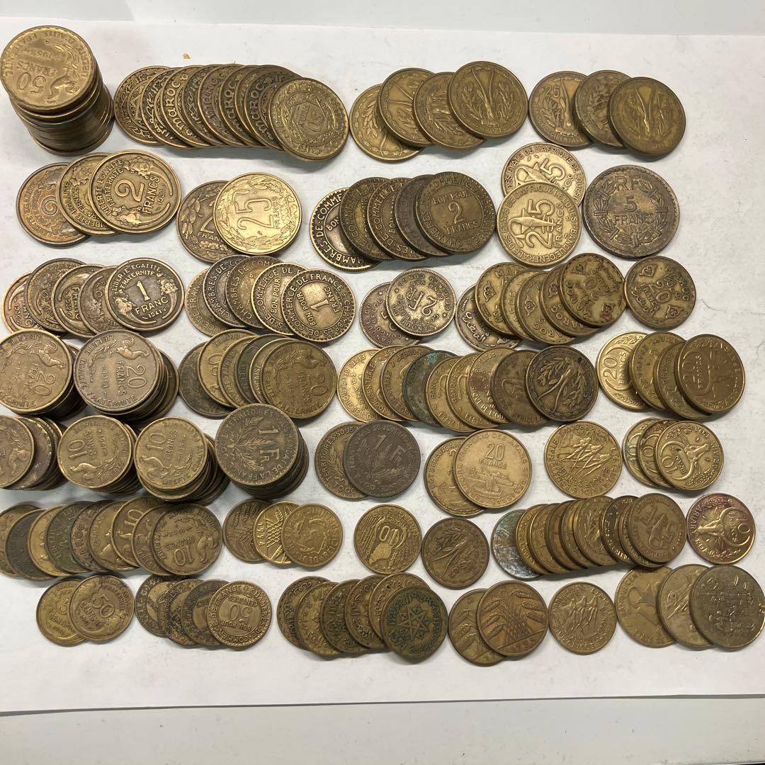 フランス領　フラン　黄銅　まとめ