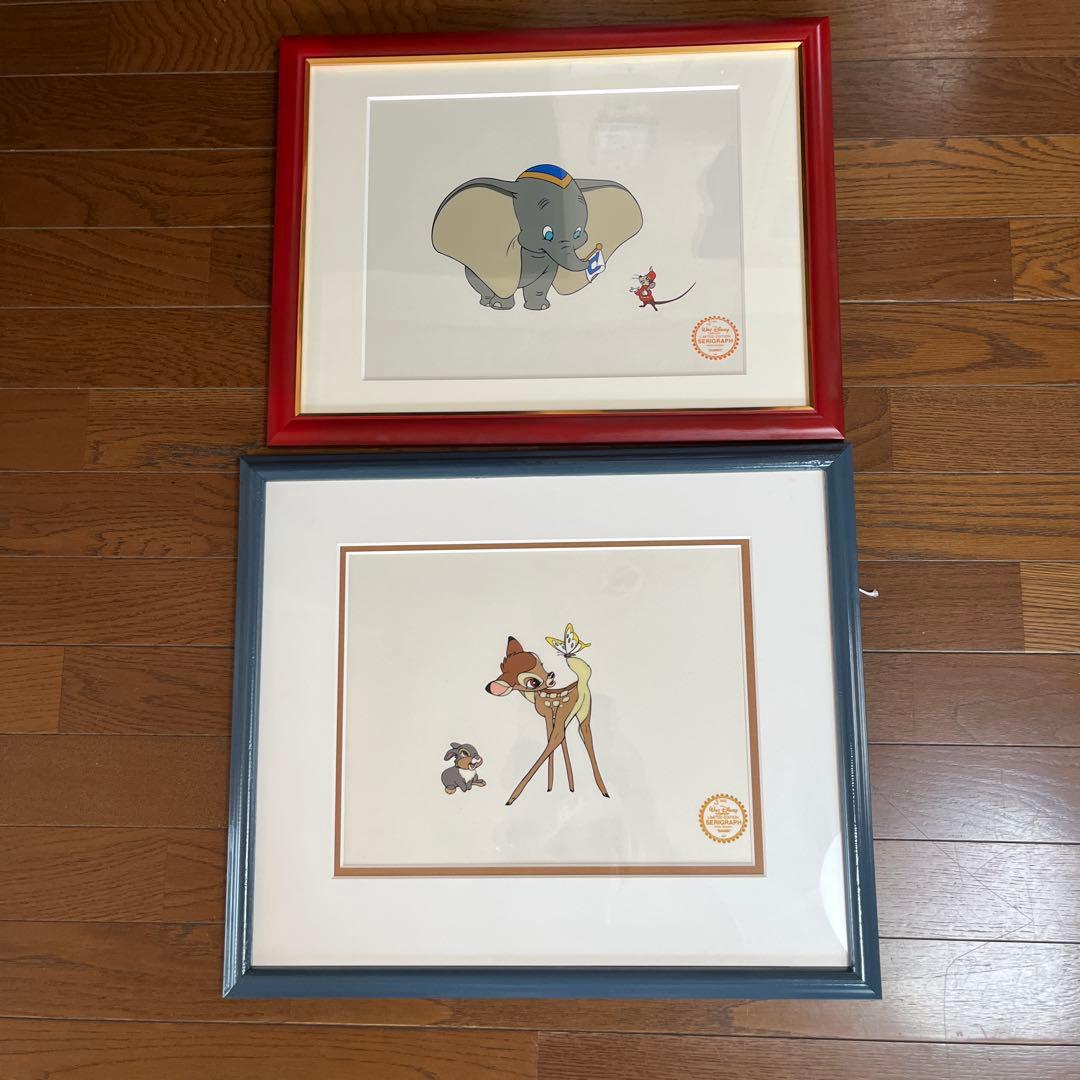 ディズニー　セル画　ダンボ＆バンビ