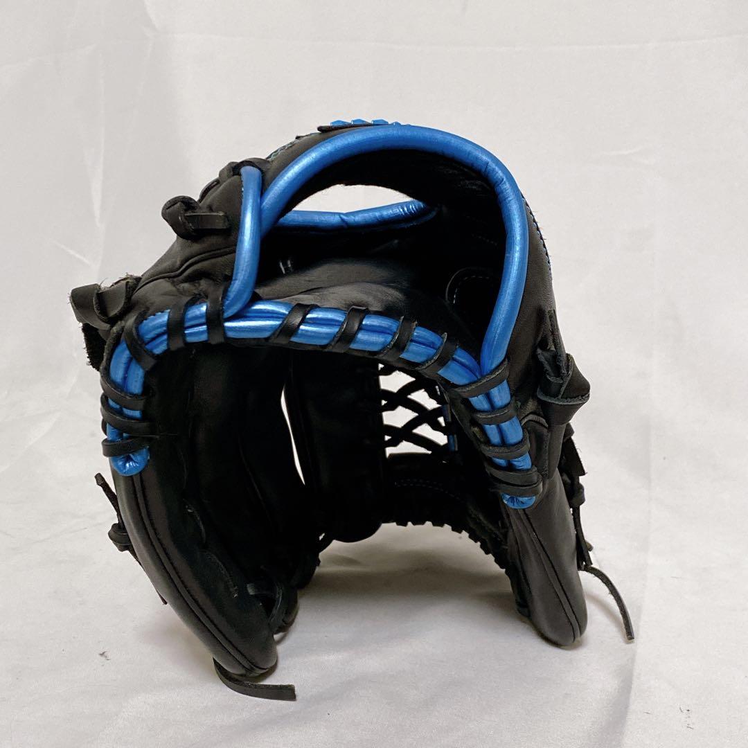 限定カラー　ミズノ　ブレイブスピリット　一般軟式用グローブ　メタリックブルー　青