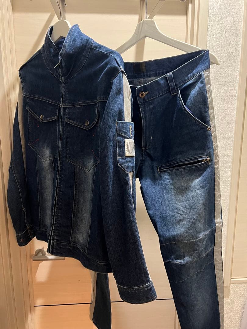 超激レア　作業着　ディノベーション　Dinnovation  ラインデニム