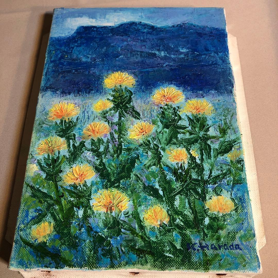 原田敬造 画 【紅花】1982年 額付 絵画