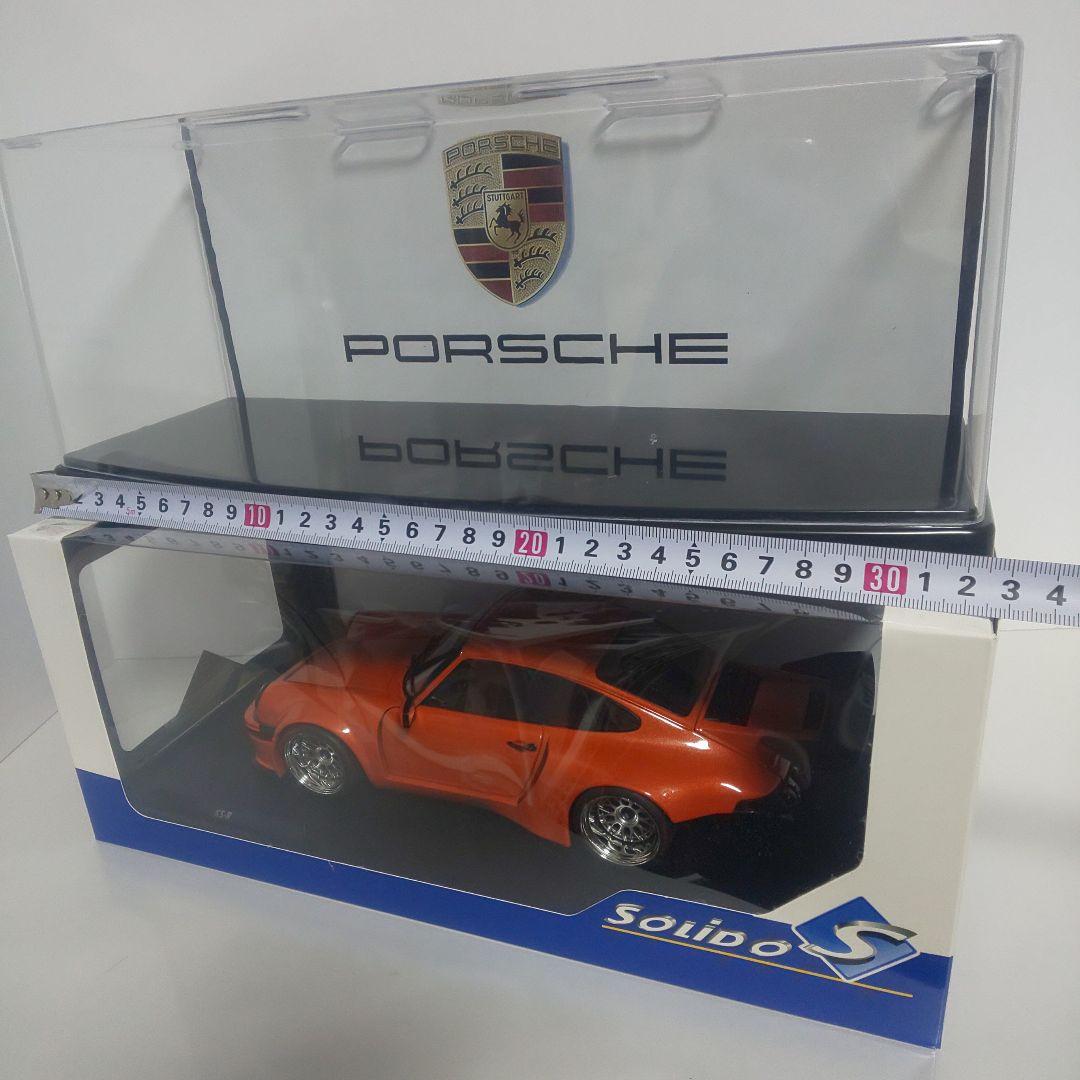 〓1/18スケール〓ポルシェ911ターボ〓ダイキャストモデル〓オレンジ〓新品〓