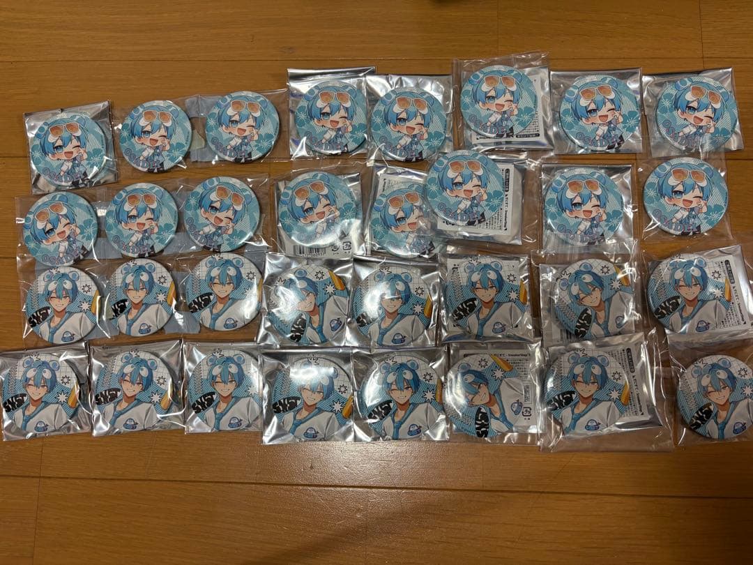 おさでい　缶バッチ