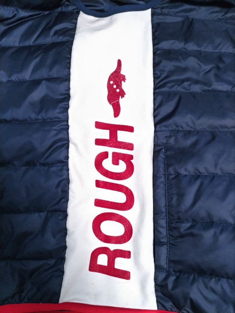 ラフアンドスウェル　ダウンベスト　フーディ　ネイビー