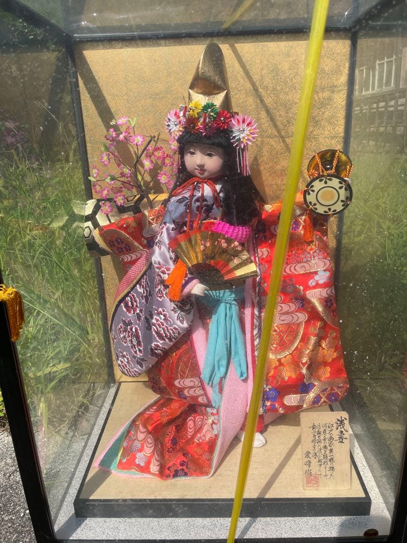ケース入り日本人形 藤娘 端午の節句 昭和レトロ　15番　2号