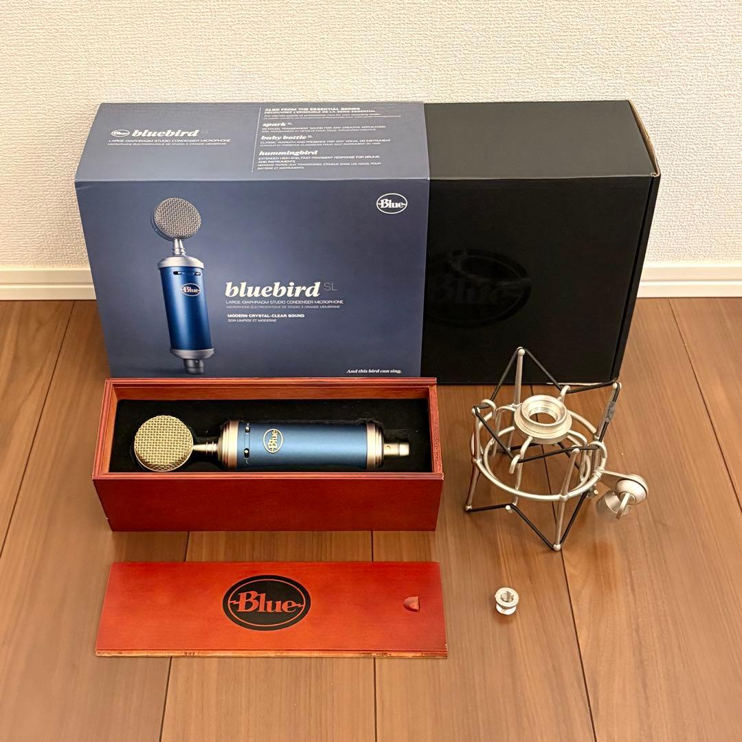 美品 Bluebird SL コンデンサーマイク 箱・ショックマウント付