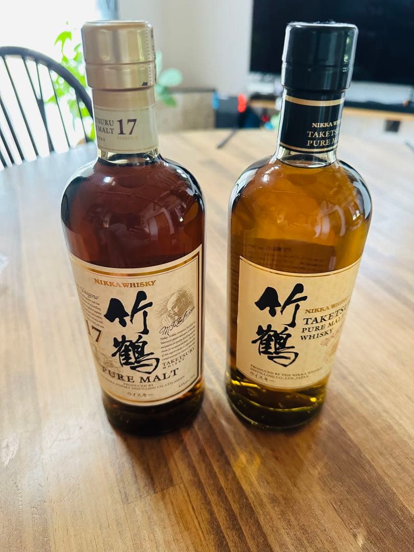 ニッカウイスキー 竹鶴17年 ピュアモルト700ml、竹鶴ピュアモルト700ml