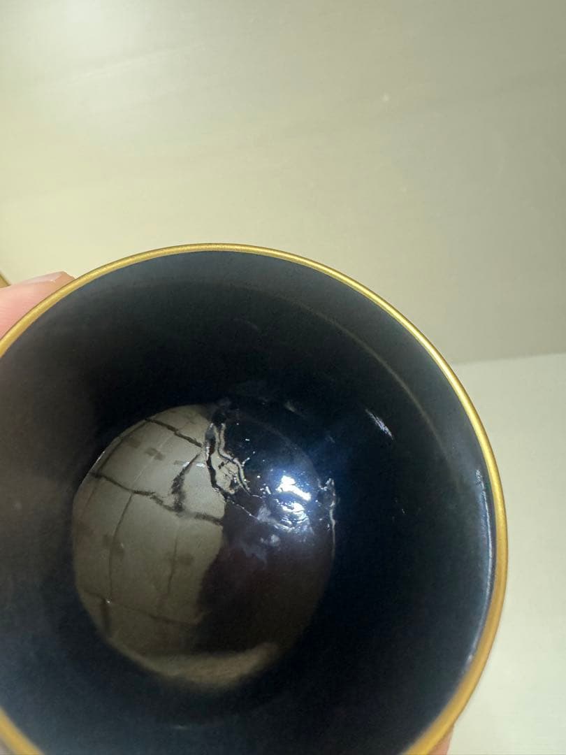 2304 宮田宗景作　雲月花蒔絵　中棗　茶道具