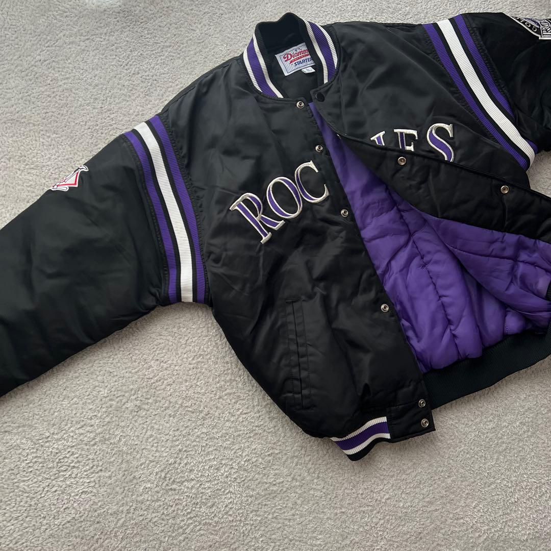 美品✨スターター　ロッキーズ　スタジャンMLB STARTER ダイアモンドＬ