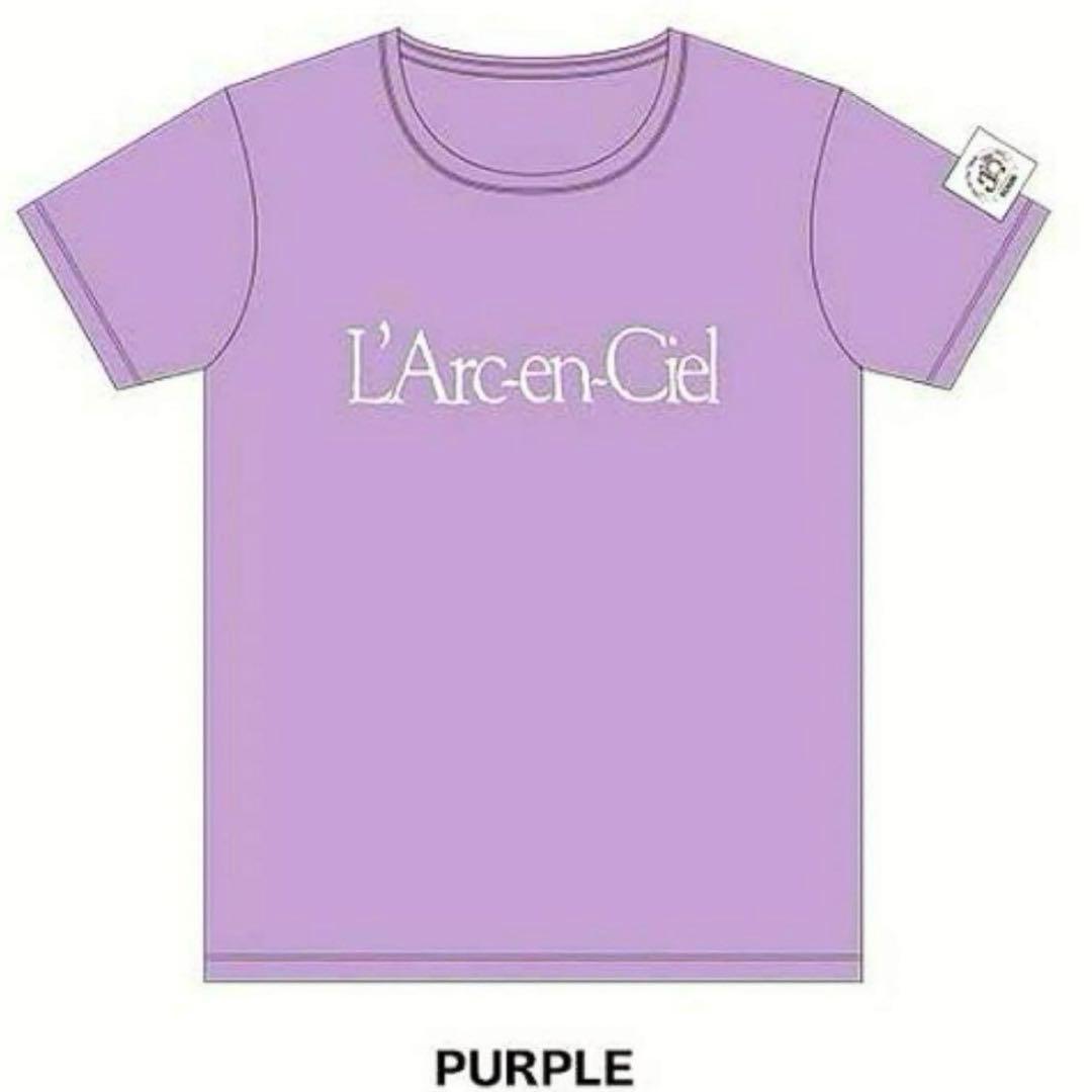 L'Arc〜en〜Ciel【FC限定】BIG 旧ロゴ Tシャツ ラルク　パープル