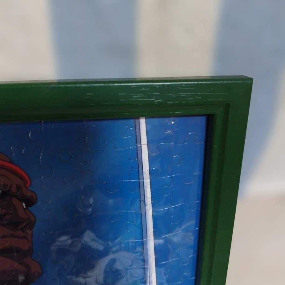 完成品特大 77×54.5cm額縁付ストリートファイターII 2ジグソーパズル