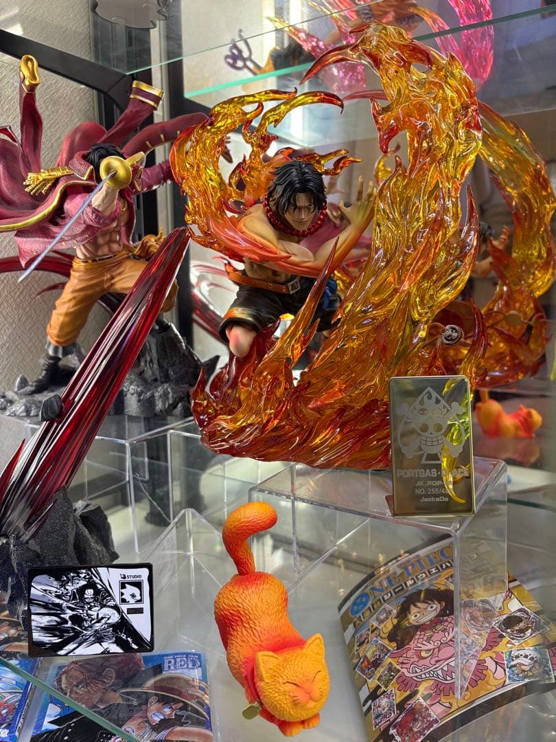 ワンピースフィギュア炎拳のエース　ガレージキット　jacksdo スタジオ正規品