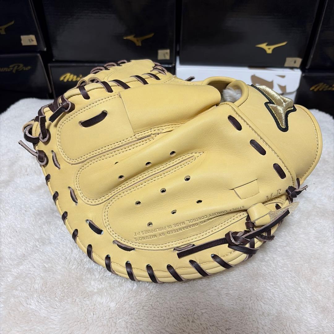 ミズノ　Global Elite 號　軟式　捕手用　キャッチャーミット　M-R型