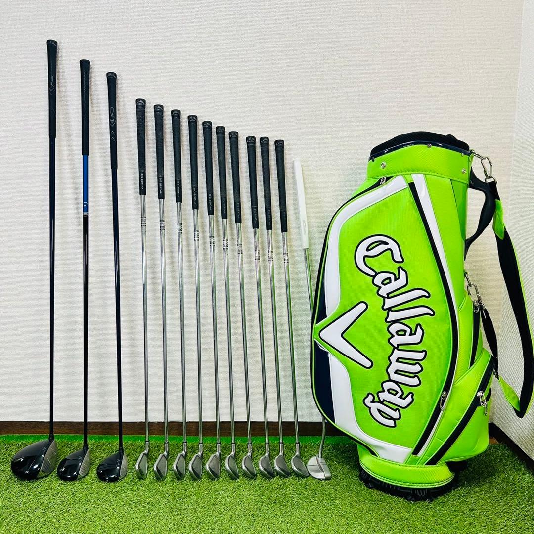 人気モデル　キャロウェイ　X18　メンズゴルフセット　右　S　入門　初心者