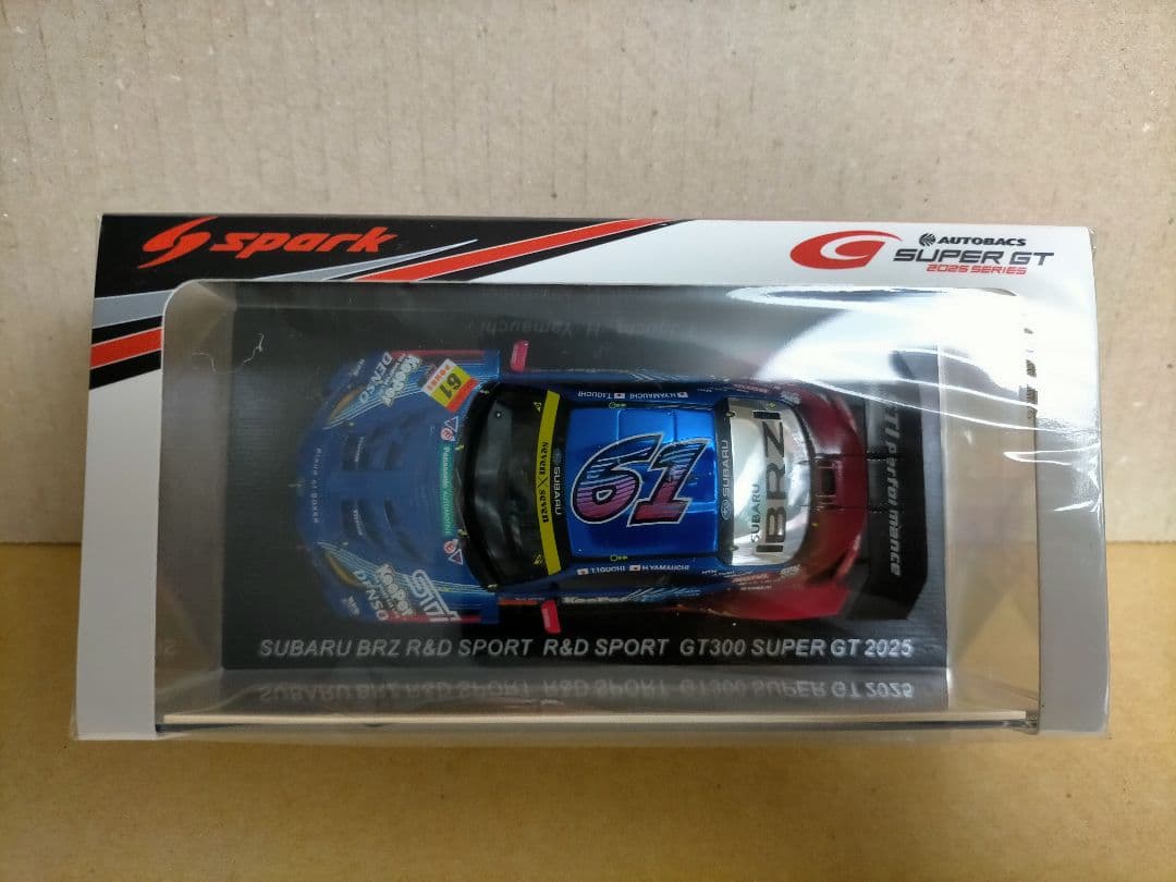 SPARK 1/43 スーパーGT 300 SUBARU 井口 山内 2025