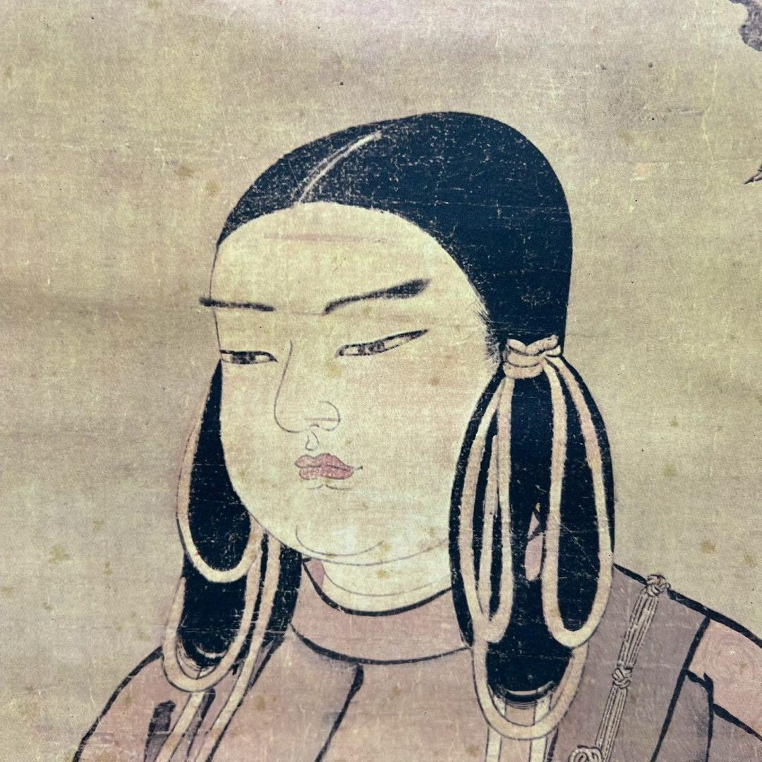 2 聖徳太子行脚像/掛軸/絹本/縁起物