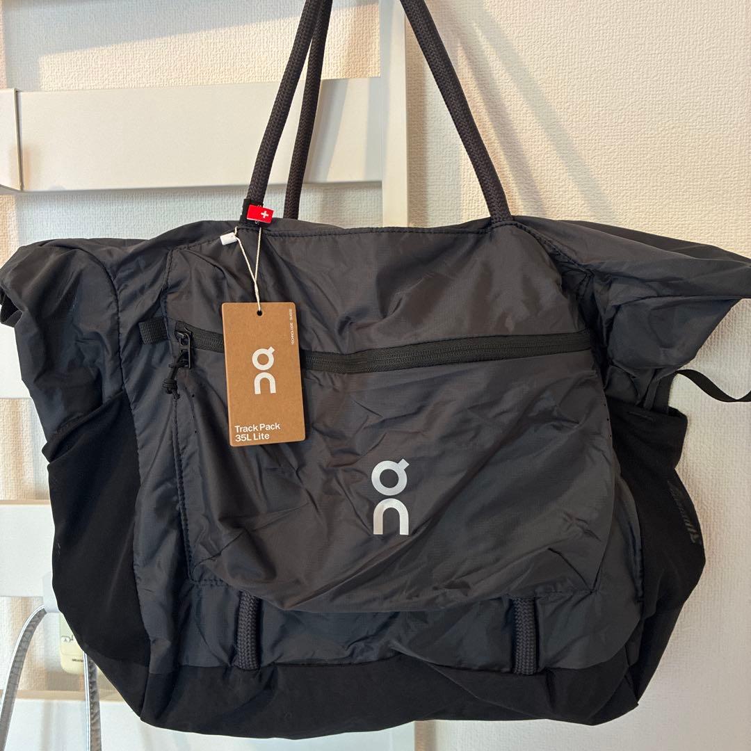 【新品未使用タグ付】On チャック付きトートバッグ 35L