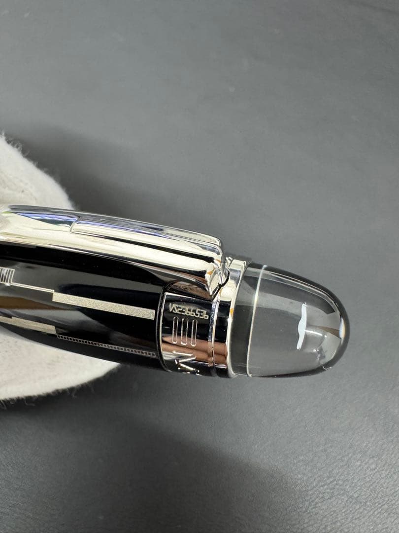 【美品】モンブラン ファインライナー ブラックミステリー　ネーム入り本体のみ