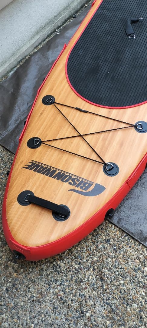 BISONWAVE　BW SUP294ワイド　ウッドレッド