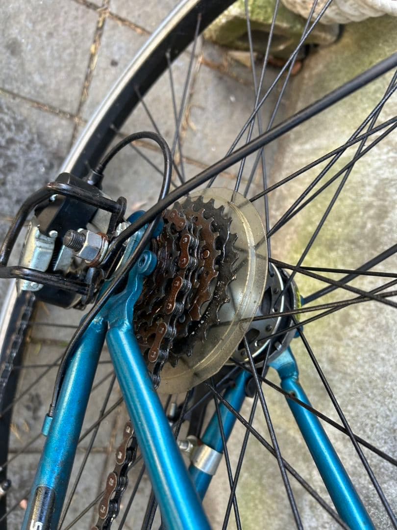 直接取りに来てください。値下げあり、非対面受取クロスバイク27インチ　正常に動作