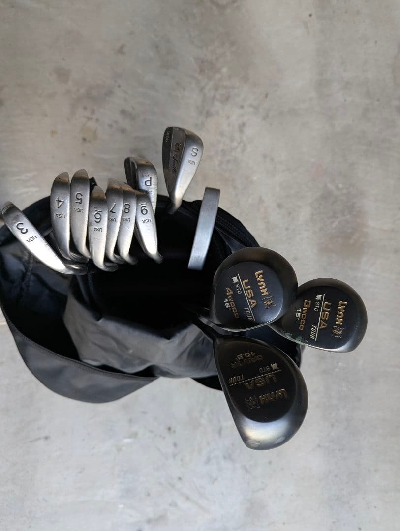 ゴルフバック（ポロ　Polo Ralph Lauren）、クラブセット