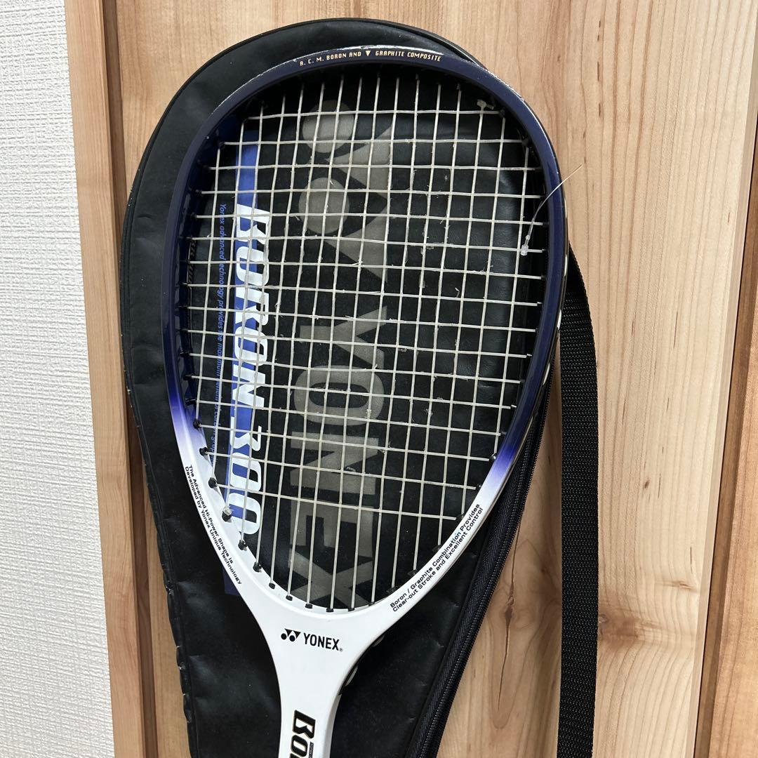 YONEX ボロン300 テニスラケット2本セットケース付　軟式テニス