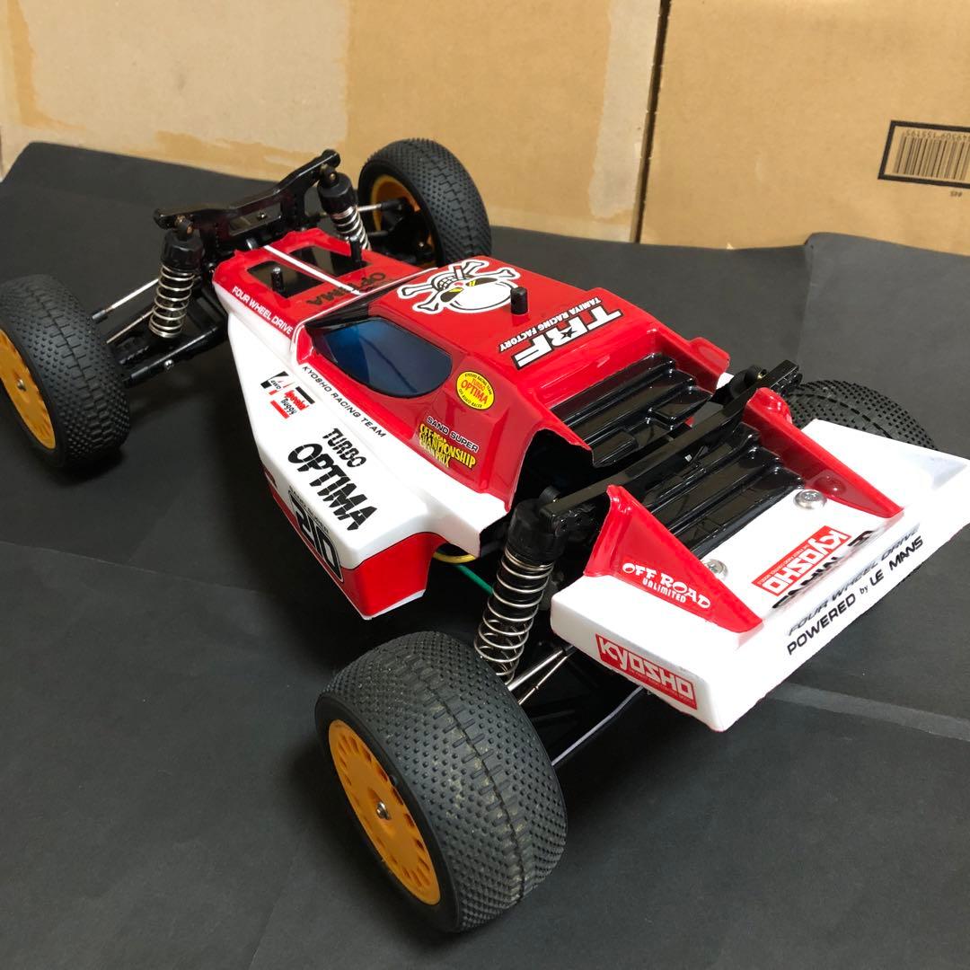 タミヤ RC DF-03 ターボオプティマ ボディ プロポ メカ付き