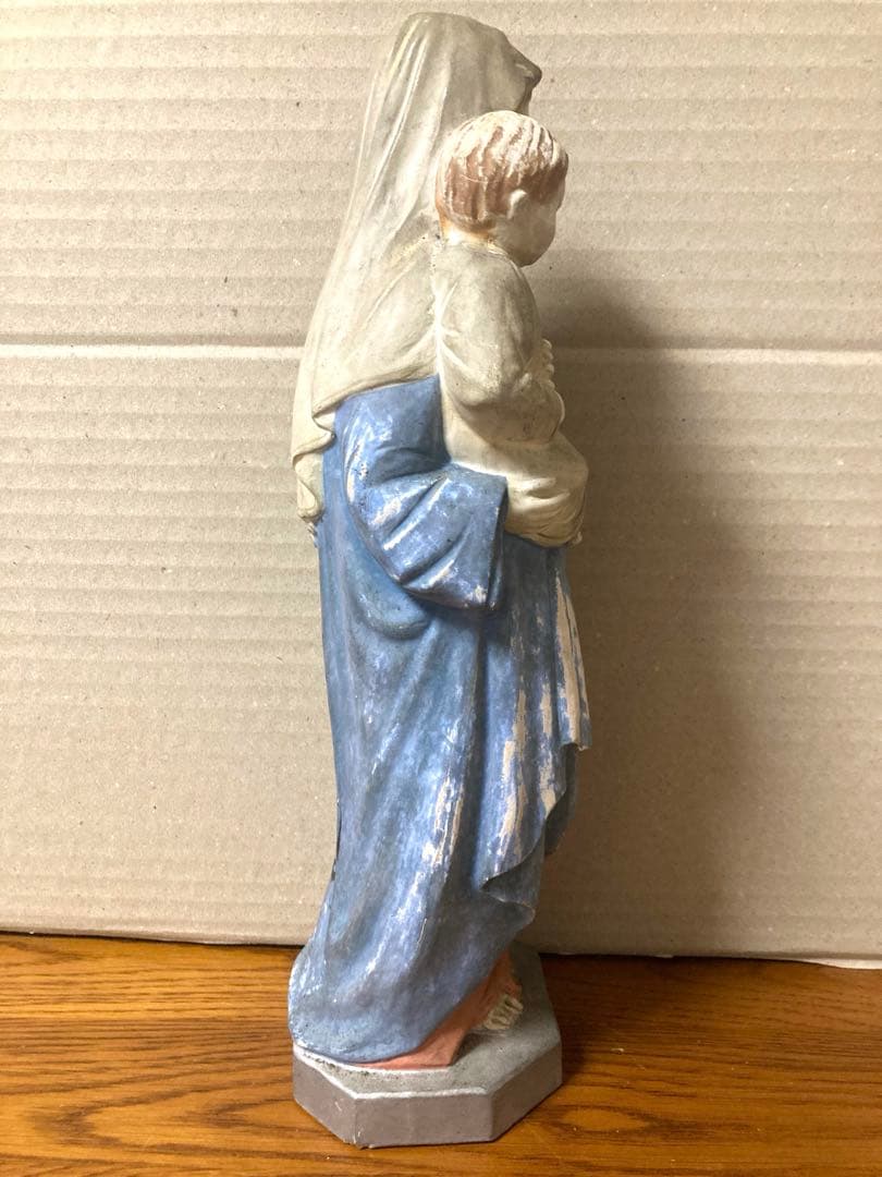 アンティーク マドンナ 聖母マリア像 キリスト ビンテージ レトロ 昭和 当時物