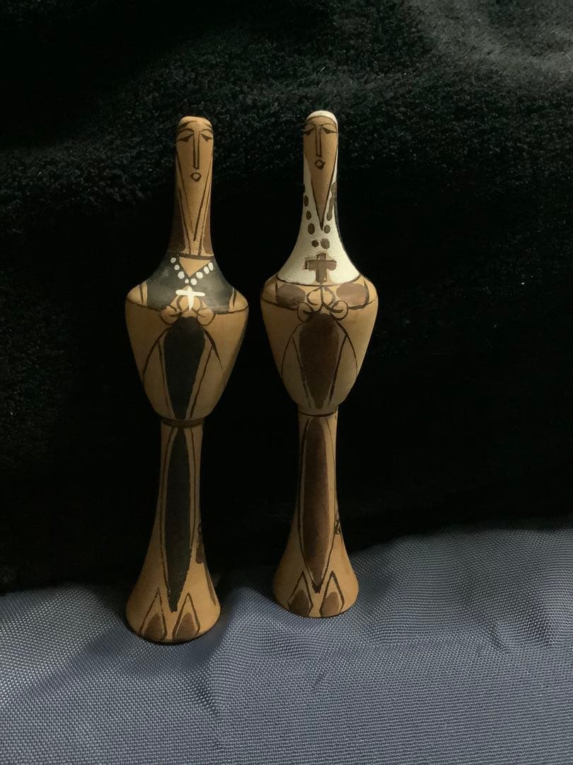 激レア こけし 修道士 修道女 根本勲 約13cm