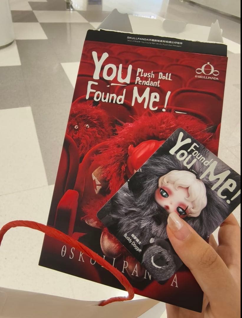 SKULLPANDA You Found Me! シリーズ ぬいぐるみペンダント