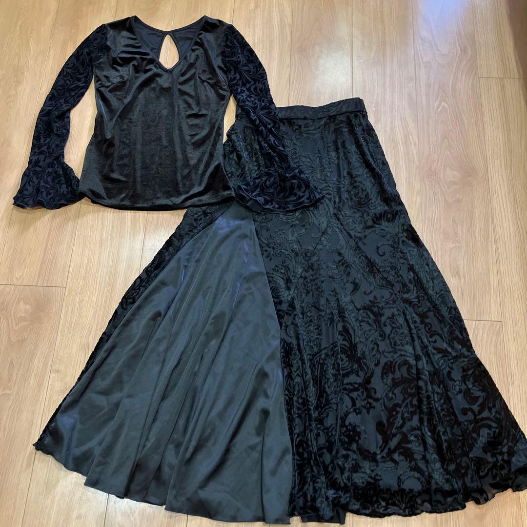 チャコット　社交ダンス　ロイヤルダンス　スカート　カナエダンス　トップス