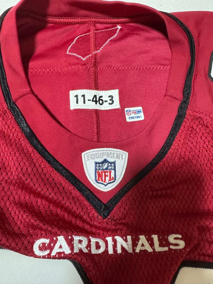 NFLアリゾナカージナルス #34 選手実使用ジャージ