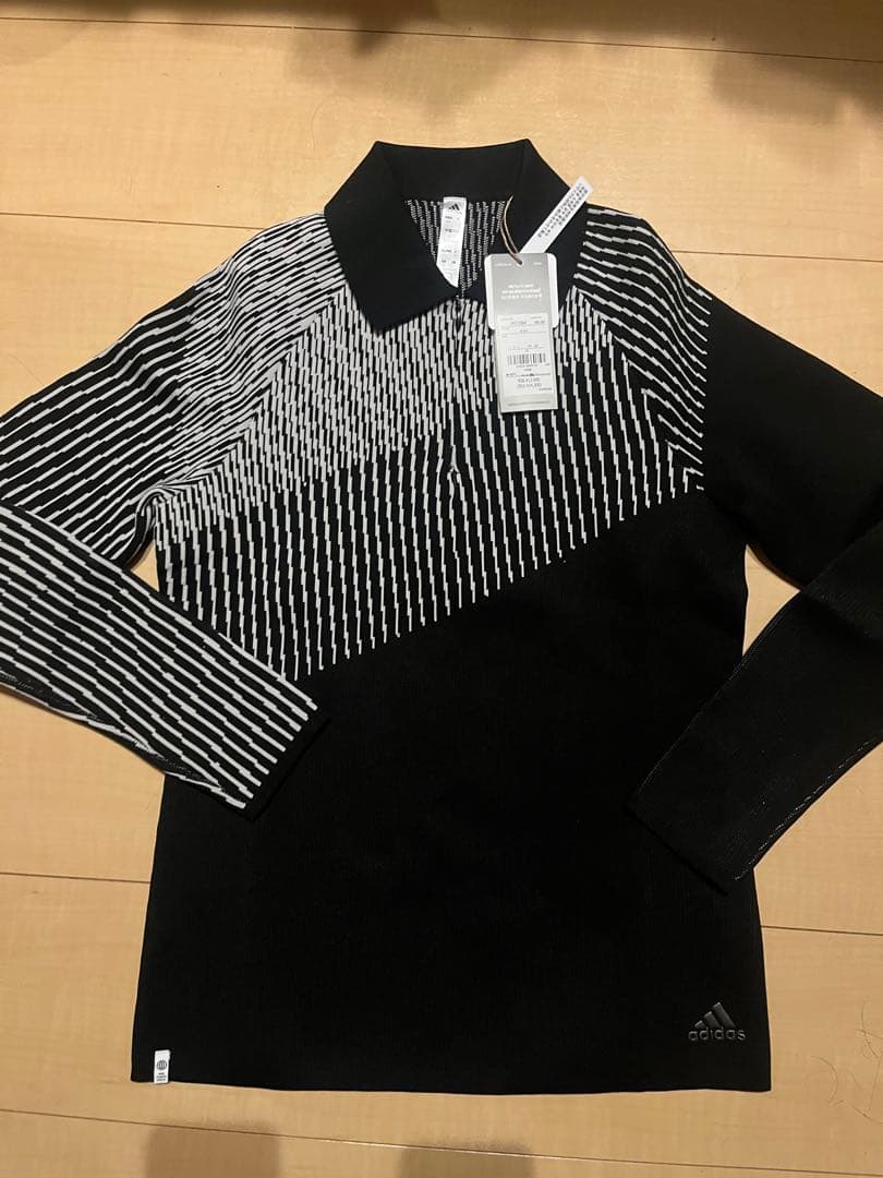 新品　adidas ゴルフ　長袖セーター　フレアースカート　　セットアップ　M