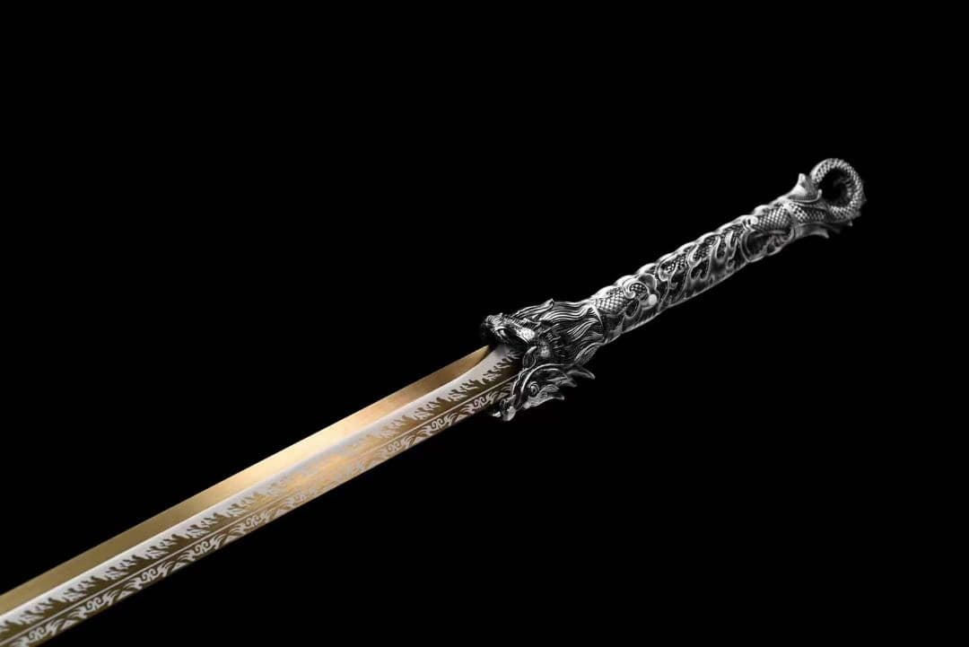 古兵器   武具　刀装具　日本刀　模造刀 『龍炎唐横刀』横刀  直刀