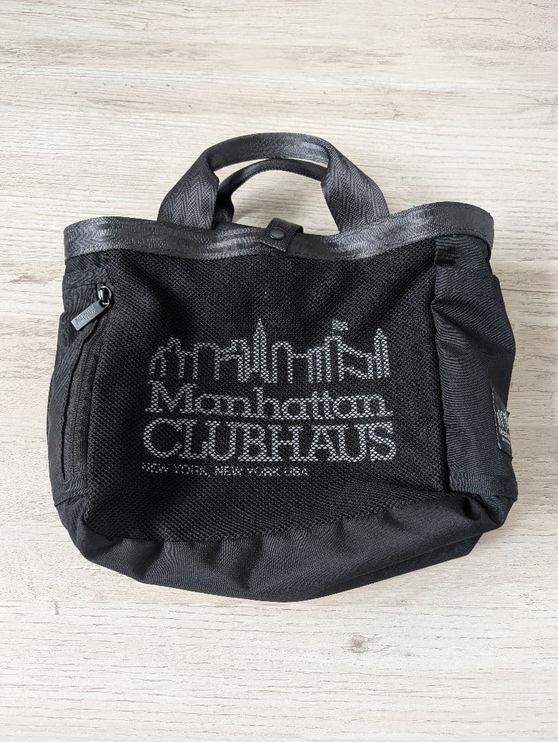 Manhattan CLUBHAUS ゴルフバッグ 黒 カートバッグ 中古 美品
