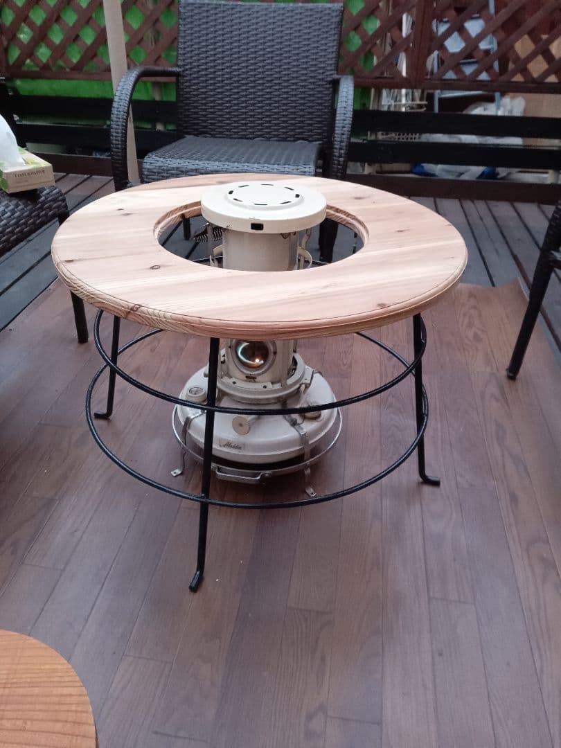 バーベキュー台テーブル　七輪テーブル　ストーブテーブル