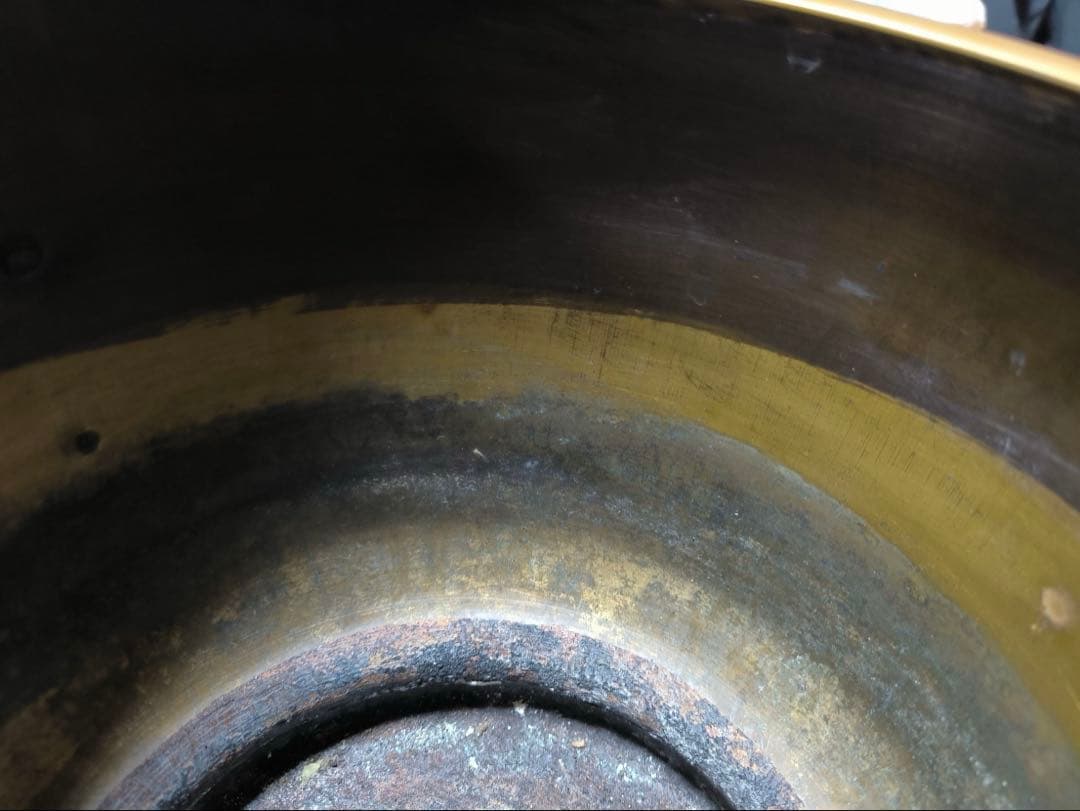 【昭和初期】金属製火鉢 2個セット