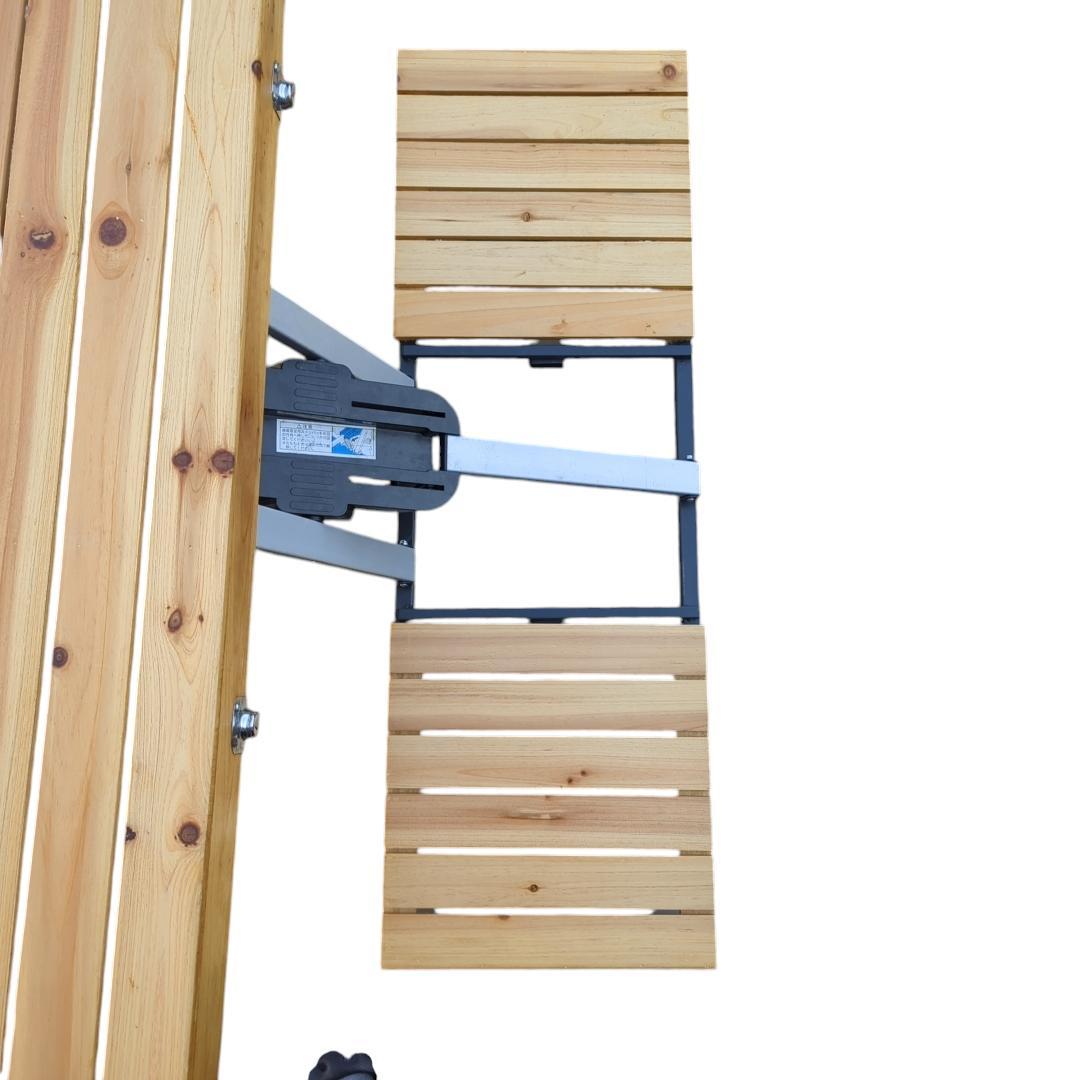 ウッドテーブル 椅子 一体型 テーブルセット 折りたたみ式 キャンプ 椅子4脚付