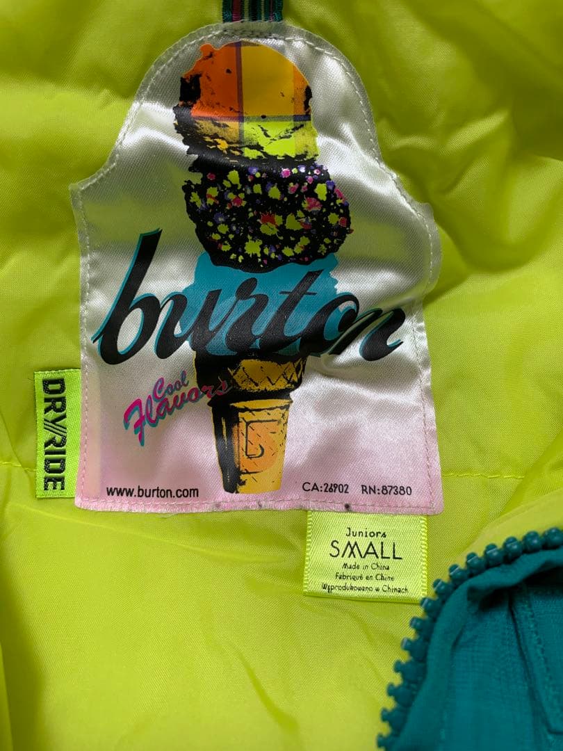 Burton ジュニア ウェア ジャケット 160㎝ グリーン