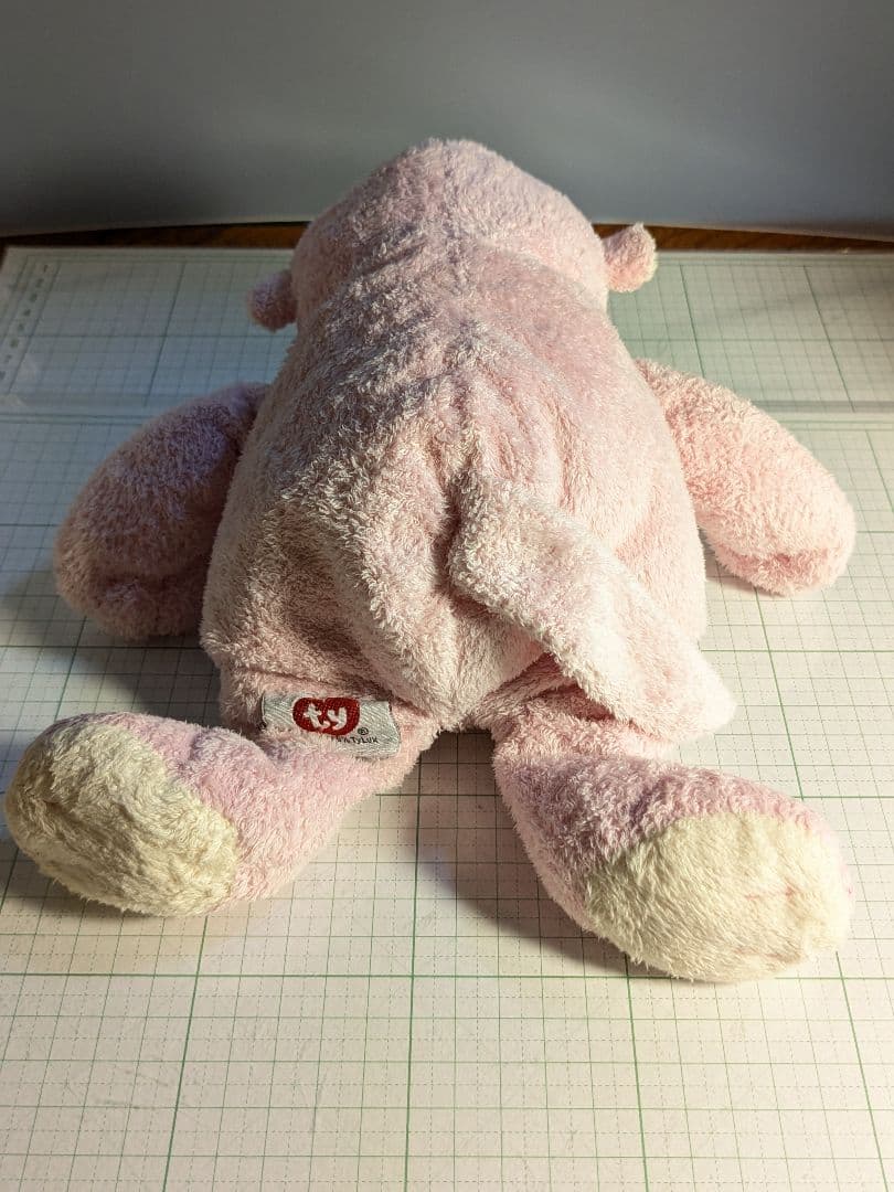 2006年公式 Ty プラフィーズ ベビーダングルズ ピンクモンキー ぬいぐるみ