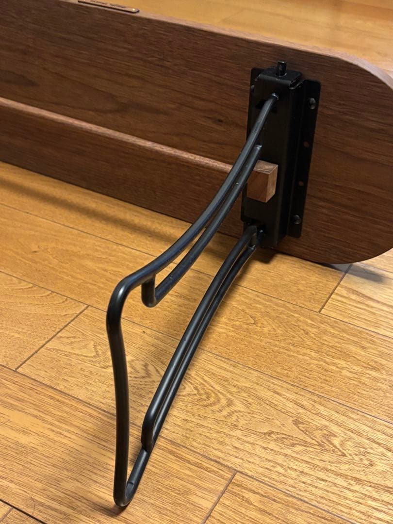 【品薄】SOLIDWOODSHELF テーブル（ウッドバー付き）